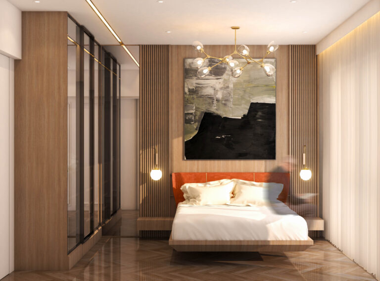 Stylish and fully furnished 2 BHK flat interior in Ghatkopar East